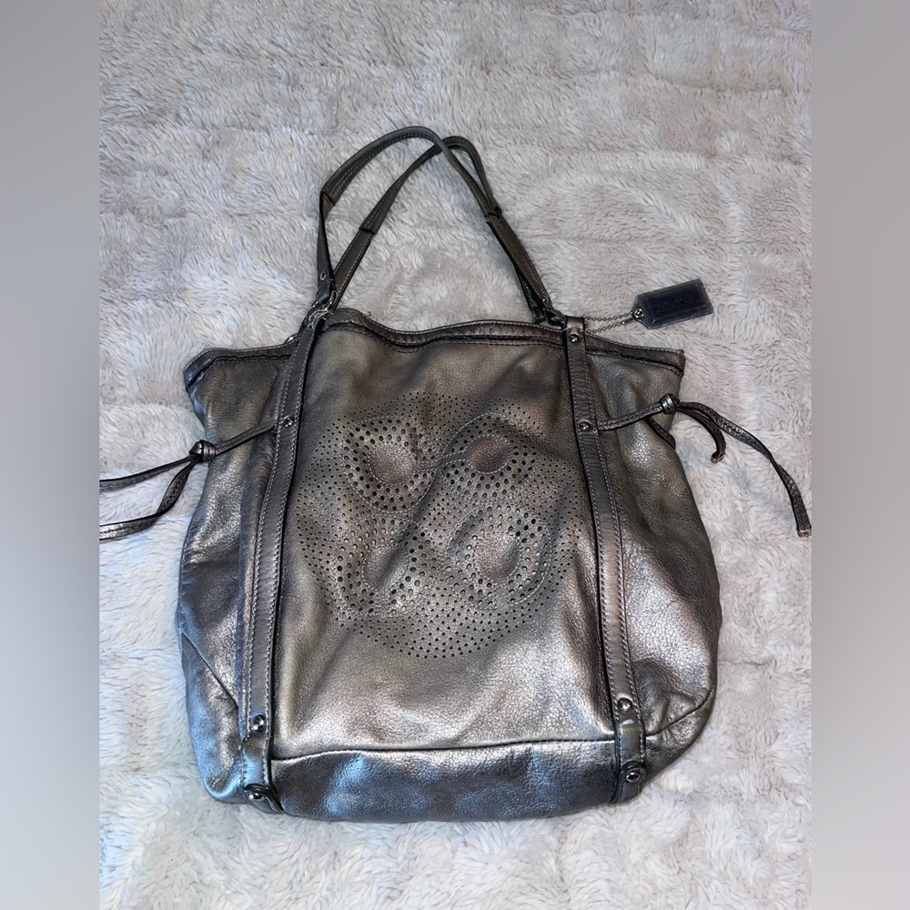 Vintage leather Coach bag
